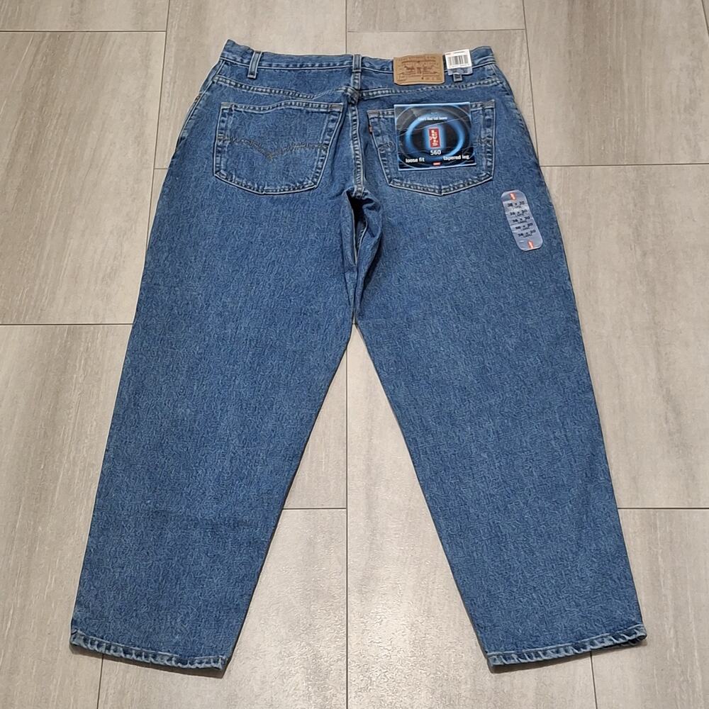 NEW Levi's Jeans Mens 36x30 560 Loose Tapered Orange Tab Vintage 96' Old Stock